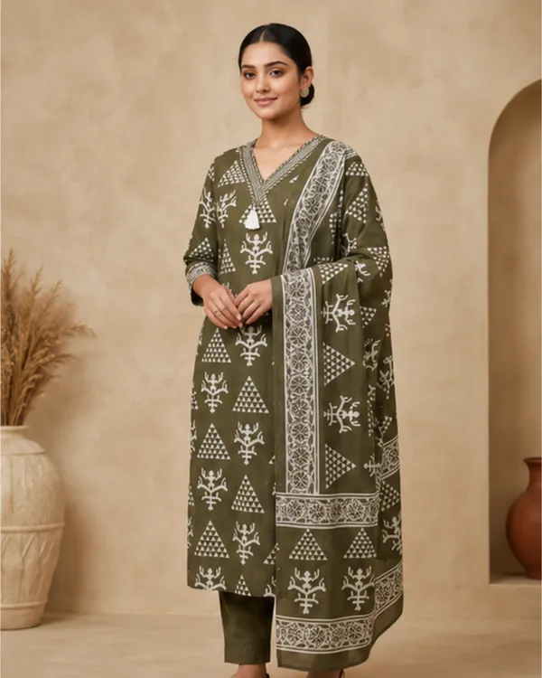 Olive_Printed_Cotton_Straight_Kurta_Set_for_Women