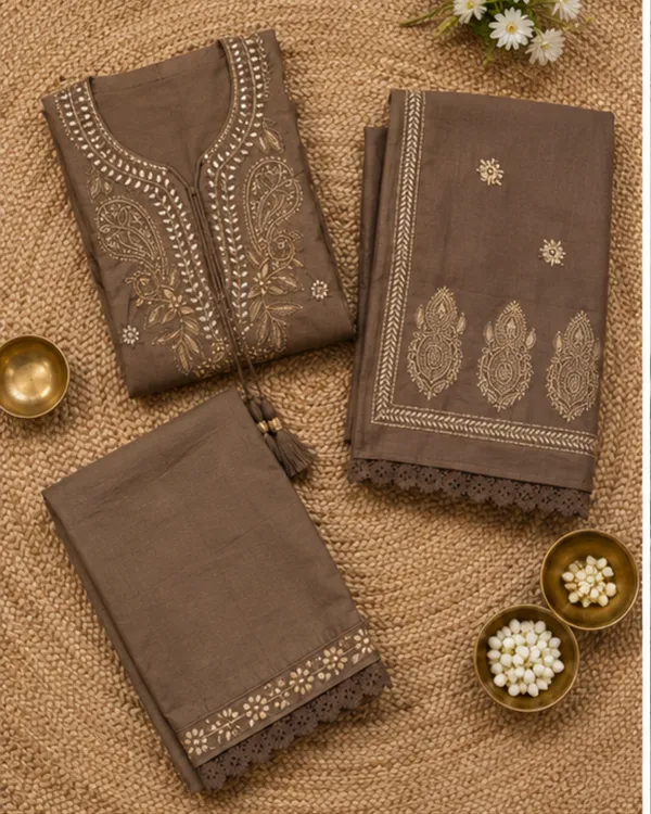 Brown_Embroidered_Kurta_Set_for_Women