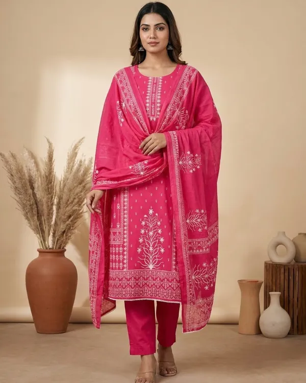 Pink_Cotton_Embroidered_Straight_Kurta_Set_for_Women