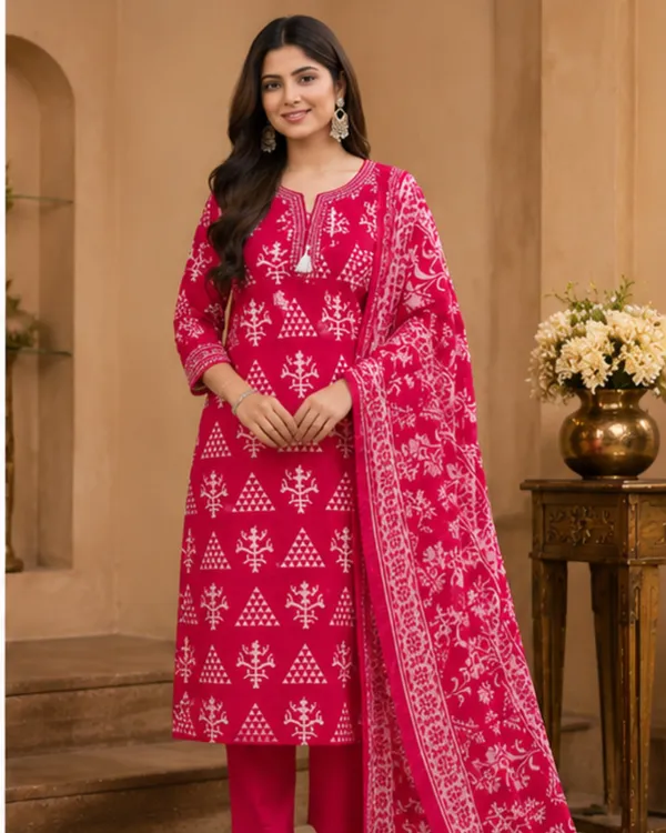 Pink_Cotton_Printed_Straight_Kurta_Set_for_Women