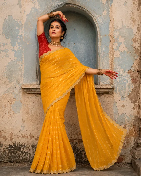 Yellow_Ethnic_Saree_for_Women