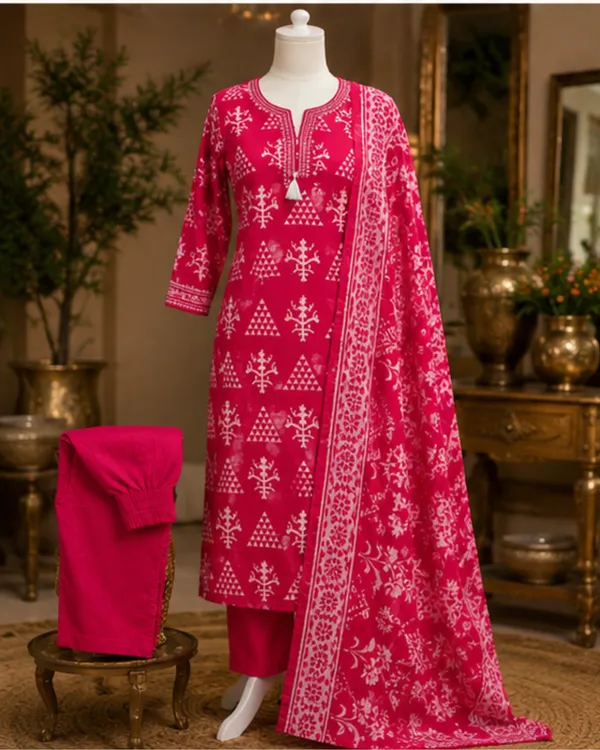 Pink_Cotton_Printed_Straight_Kurta_Set_for_Women
