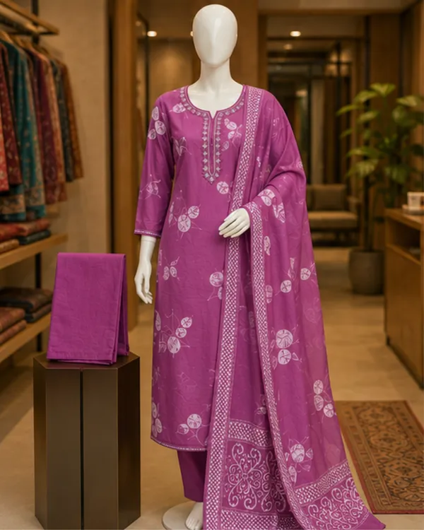 Purple_Cotton_Printed_Embroidered_Kurta_Set_for_Women