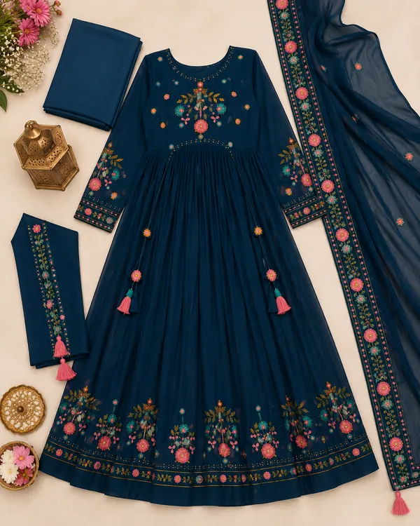 Navy_Blue_Embroidered_Anarkali_Suit_Set_for_Women