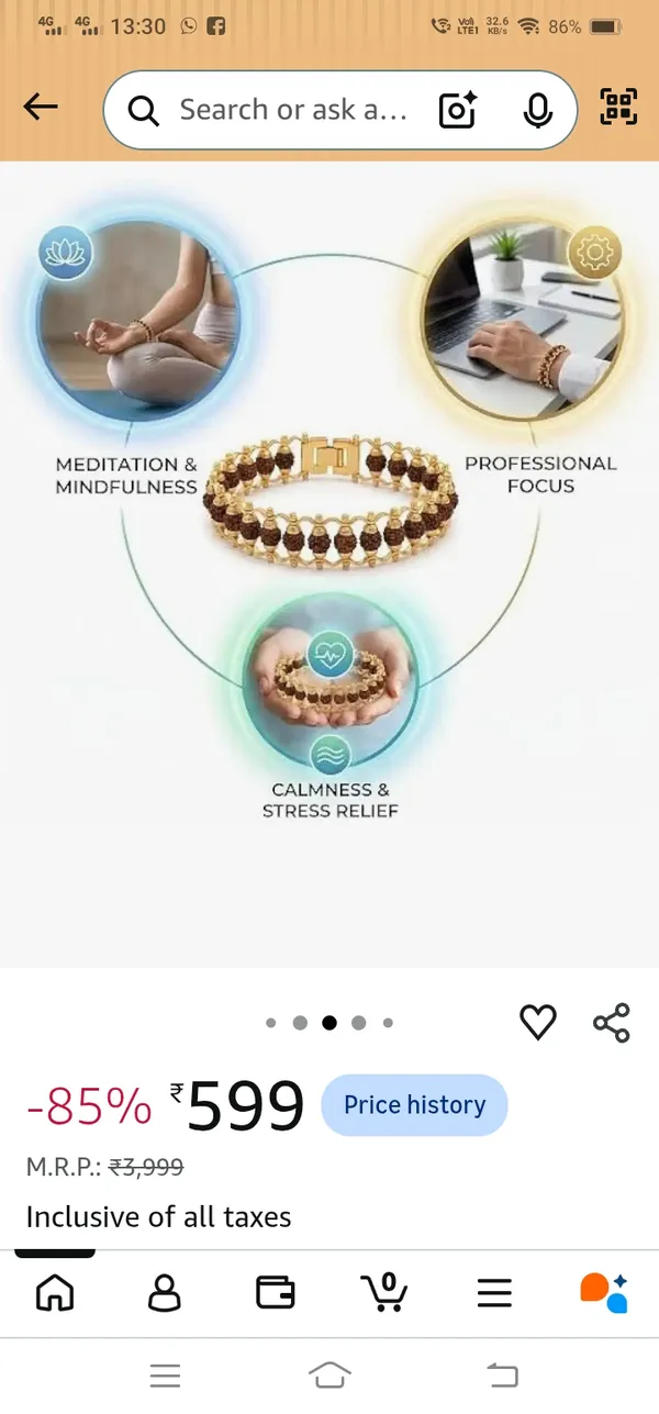 Gold_Tone_Brown_Beaded_Spiritual_Bracelet_for_Adults