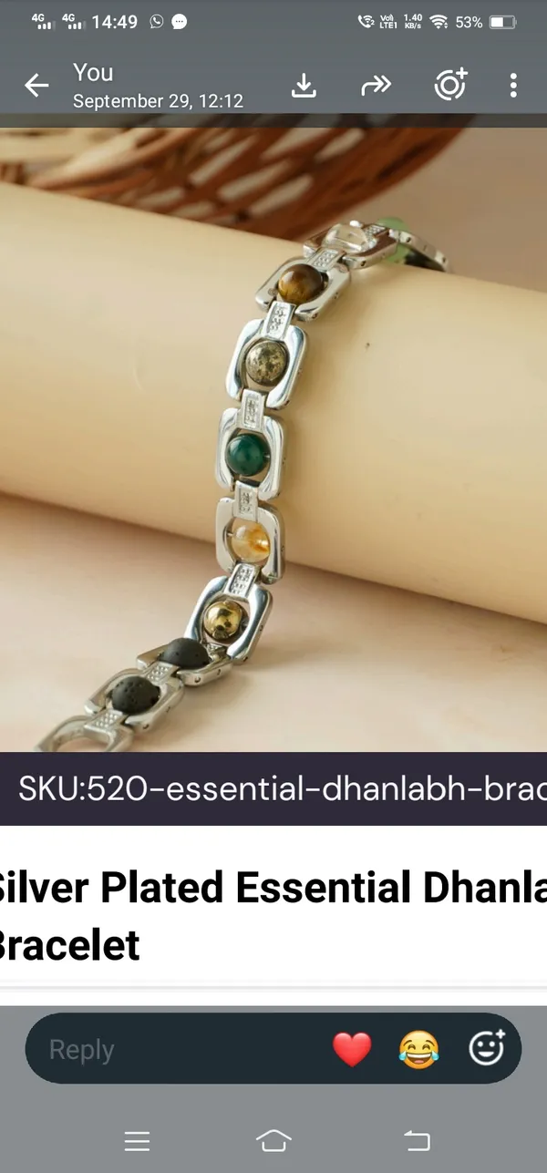 Silver_Plated_Dhanlabh_Bracelet_for_Men_And_Women