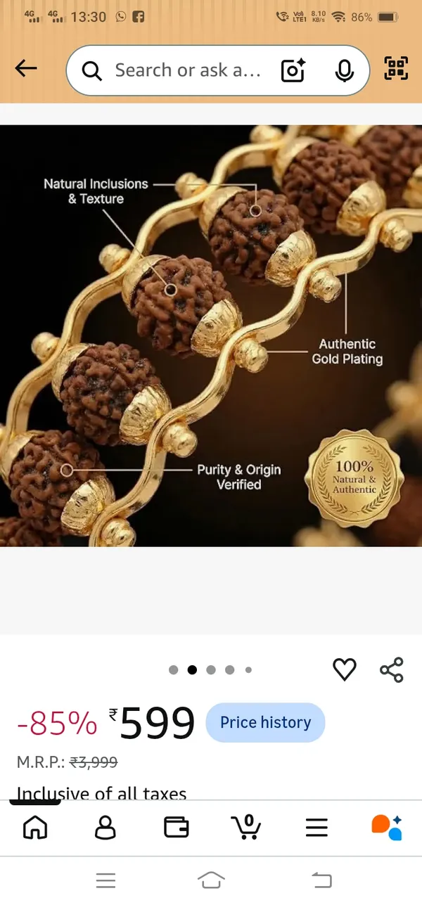 Gold_Tone_Brown_Beaded_Spiritual_Bracelet_for_Adults