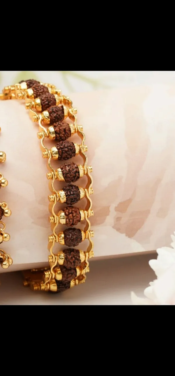 Gold_Tone_Brown_Beaded_Spiritual_Bracelet_for_Adults