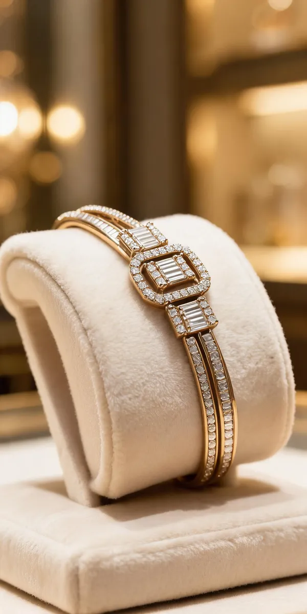 Rose_Baguette_And_Round_Diamond_Bracelet_For_Women