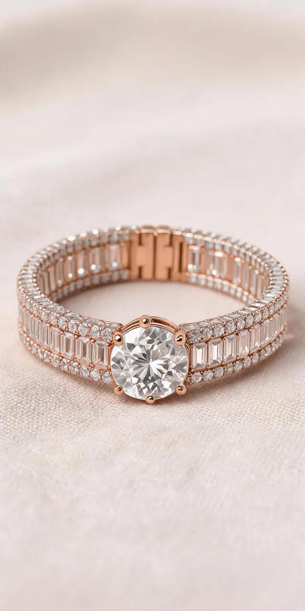 Rose_Baguette_Cut_Crystal_Statement_Bracelet_For_Women