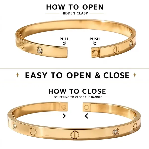 Anti_Tarnish__Love_Bracelet_With_Screw_Motif
