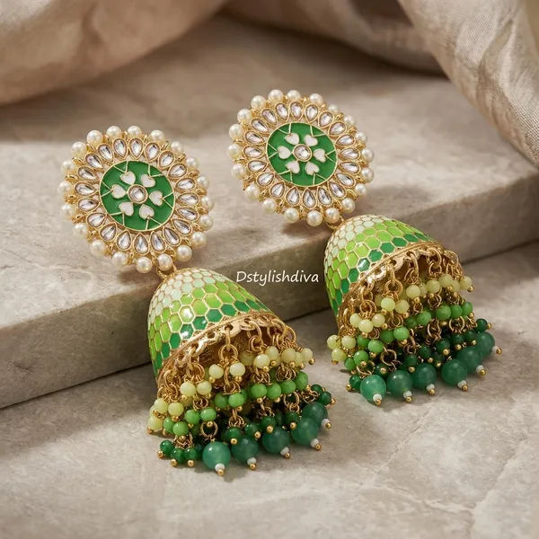 Midnight_Bloom_Jhumka_Earrings_For_Women