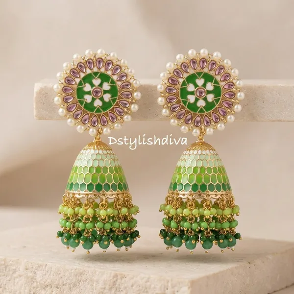 Midnight_Bloom_Jhumka_Earrings_For_Women