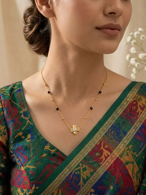 Aura_Floral_Anti-tarnish_Gold_Mangalsutra