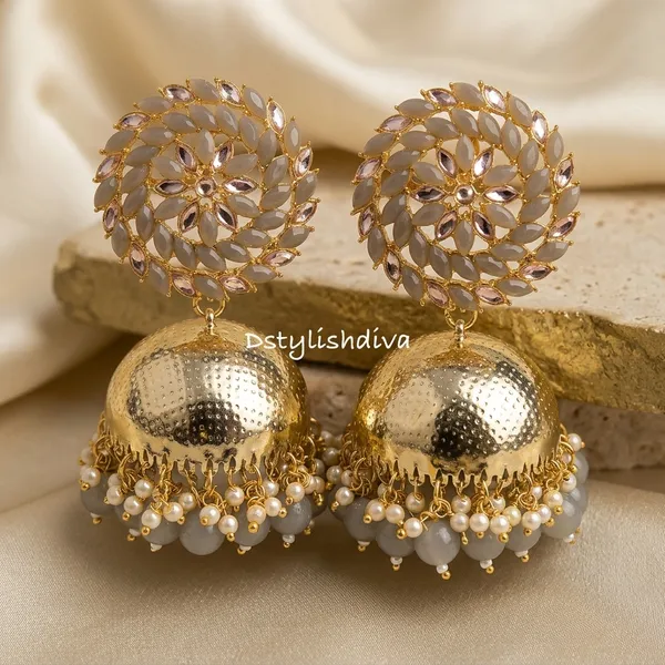 Gold_Brass_Plated_Kundan_Pearl_Drop_Jhumka_Earrings_For_Women