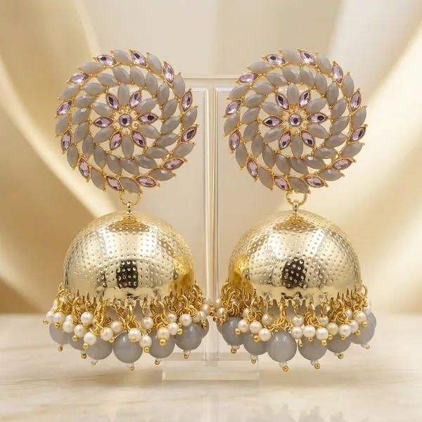 Gold_Brass_Plated_Kundan_Pearl_Drop_Jhumka_Earrings_For_Women
