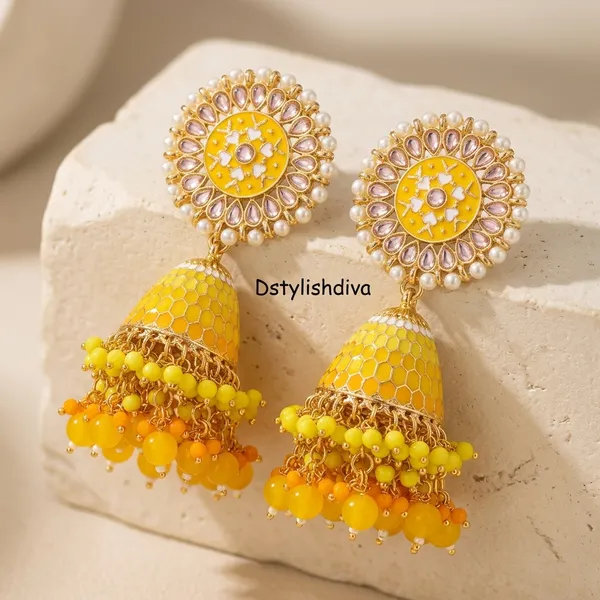 Midnight_Bloom_Jhumka_Earrings_For_Women