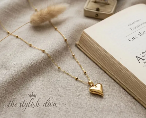 Heart_Ball_Chain_Pendant_Necklace
