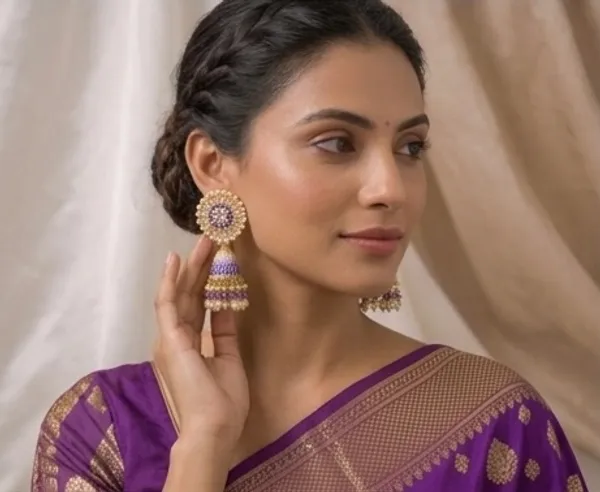 Midnight_Bloom_Jhumka_Earrings_For_Women