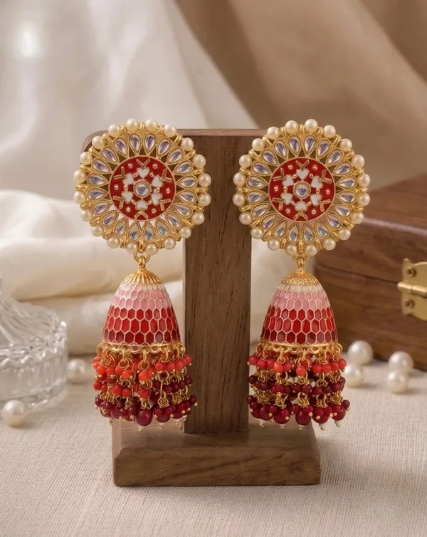 Midnight_Bloom_Jhumka_Earrings_For_Women