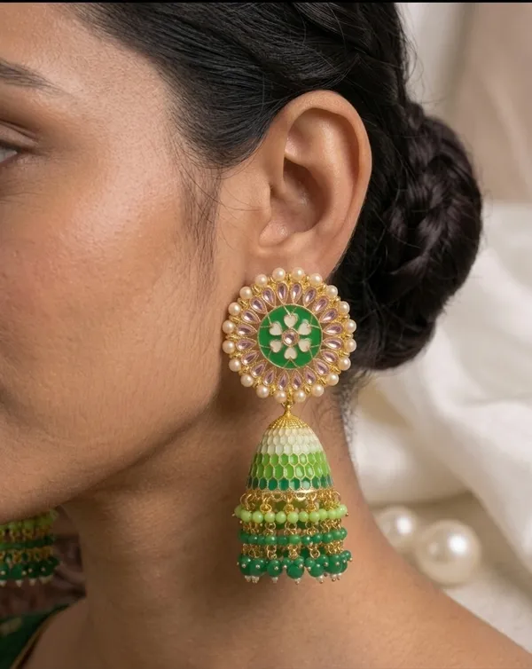 Midnight_Bloom_Jhumka_Earrings_For_Women