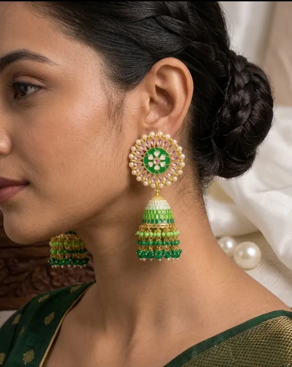 Midnight_Bloom_Jhumka_Earrings_For_Women