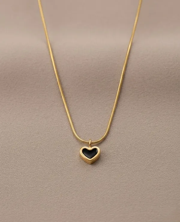 Gold_Stainless_Steel_Heart_Pendant_Delicate_Chain_For_Women