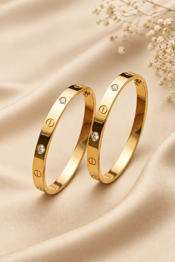 Pack_of_2_Anti_Tarnish__Love_Bracelet_With_Screw_Motif