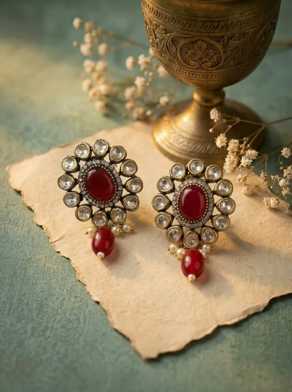 Premium_Kundan_Polki_Studs