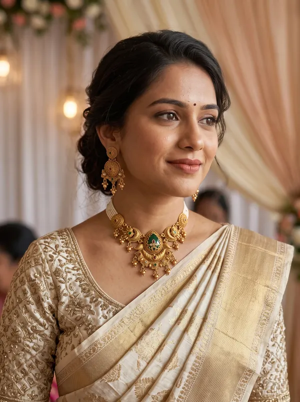 Rajwadi_Green_Kundan_Necklace_Set_with_Matching_Earrings