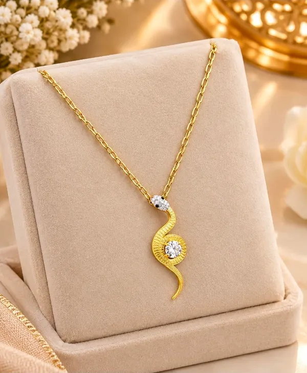 Snake_Pendant_Necklace,_Anti-tarnish_with_Crystal_Stone