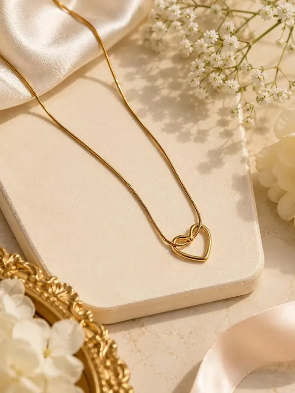 The_Golden_Contour_Heart_Pendant
