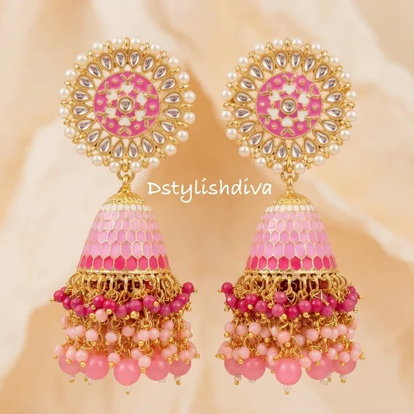 Midnight_Bloom_Jhumka_Earrings_For_Women