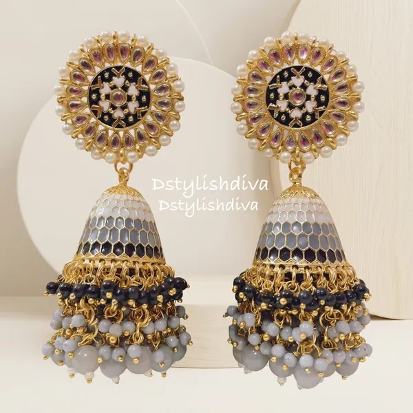 Midnight_Bloom_Jhumka_Earrings_For_Women