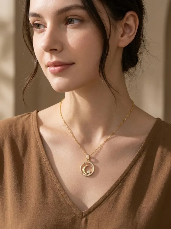 Gold_Plated_Anti-tarnish_Moon_and_Star_Pendant_Necklace_for_Women