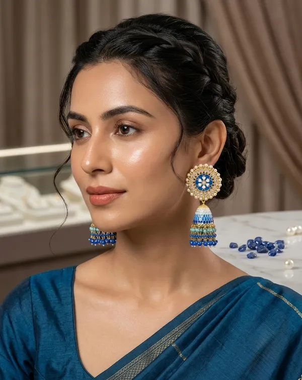 Midnight_Bloom_Jhumka_Earrings_For_Women