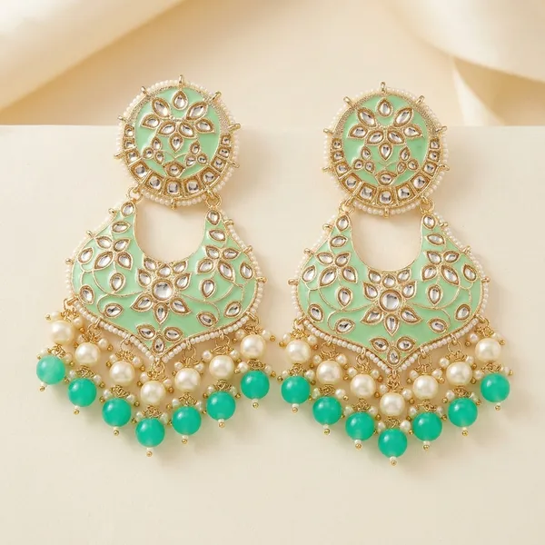 Pista_Green_Brass_Green_Kundan_Pearl_Beaded_Chandbali_Earrings_For_Women