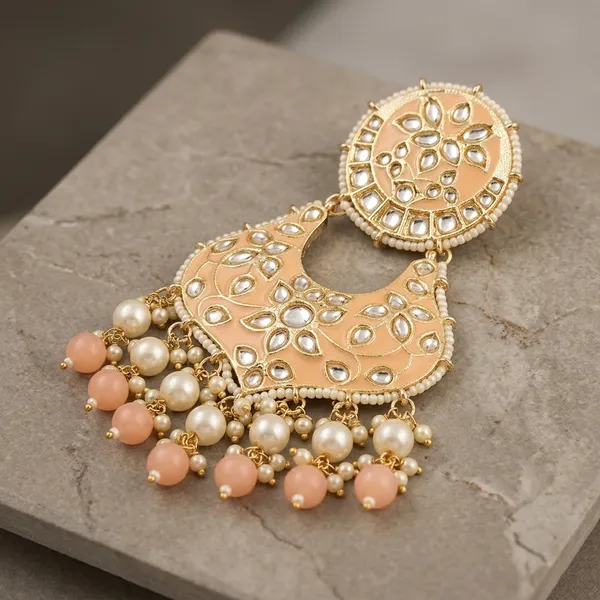 Gold_Brass_Kundan_Peach_Bead_Chandbali_Earrings_For_Women