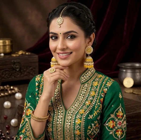 Yellow_Brass_Kundan_Pearl_Jhumka_Earrings_For_Women