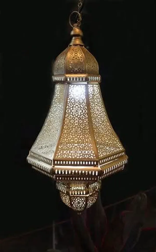 Mild_Steel_Moroccan_Filigree_Antique_Gold_Hanging_Lamp