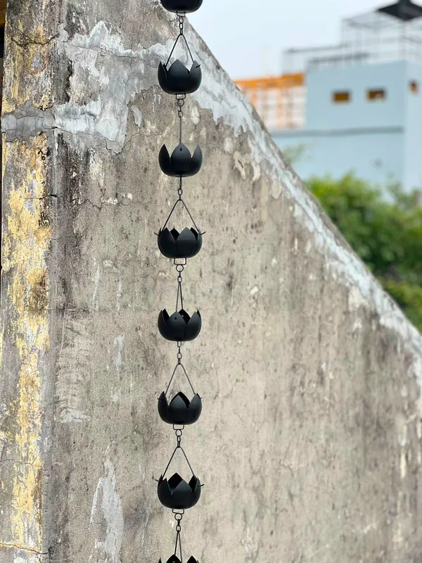 Mild_Steel_Decorative_Black_Rain_Chain