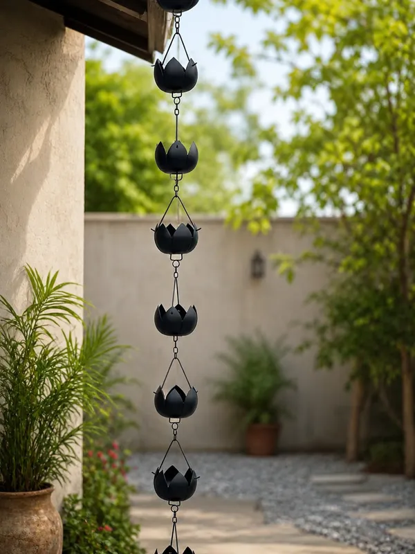 Mild_Steel_Decorative_Black_Rain_Chain