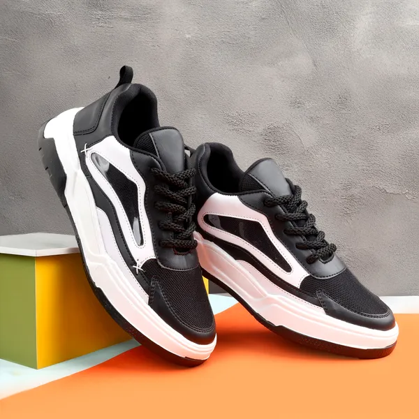 Black_Synthetic_Leather_Sports_Shoes_For_Men
