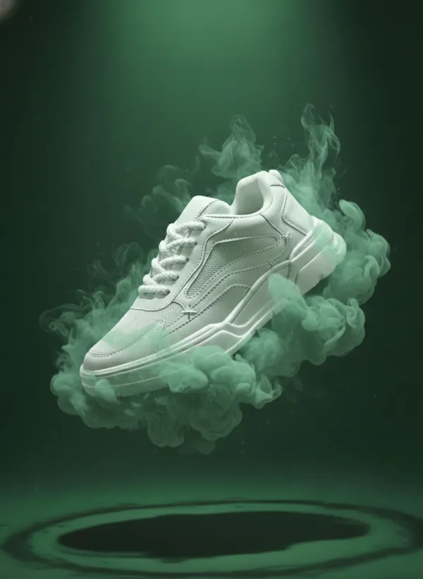 Green_Synthetic_Leather_Sports_Shoes_For_Men