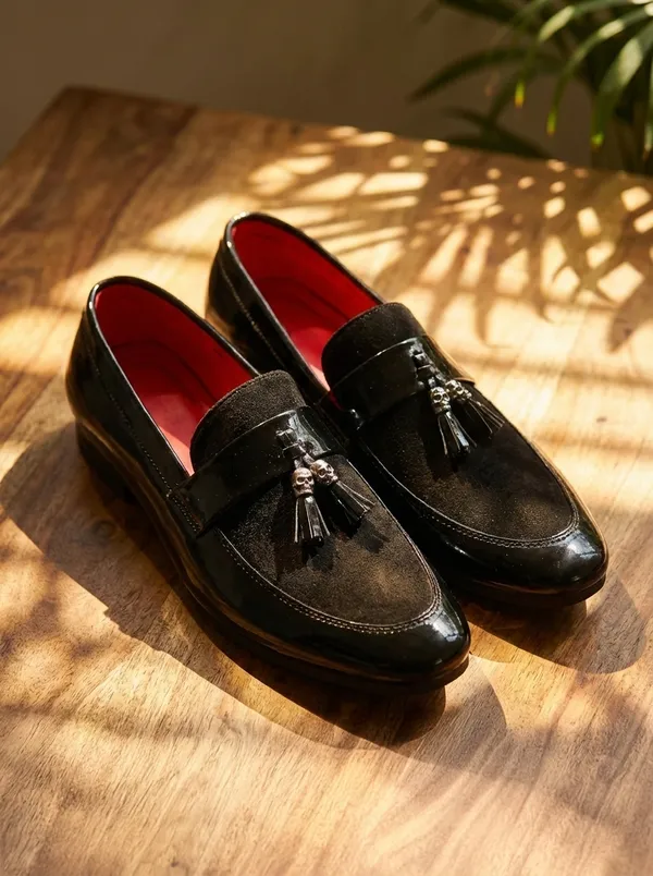Black_Synthetic_Leather_Loafer_For_Men