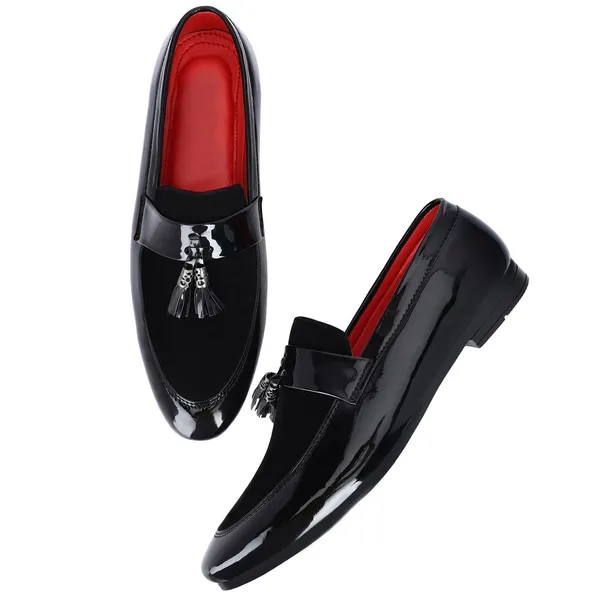 Black_Synthetic_Leather_Loafer_For_Men