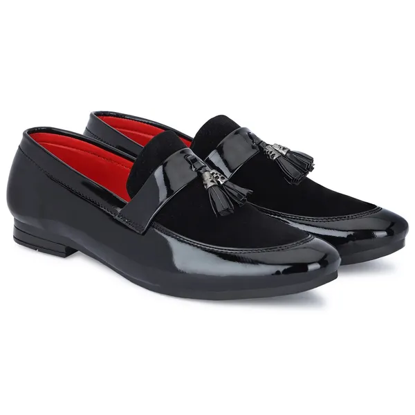 Black_Synthetic_Leather_Loafer_For_Men