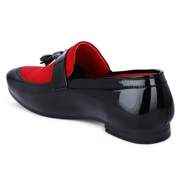 Black_And_Red_Synthetic_Leather_Loafer_For_Men