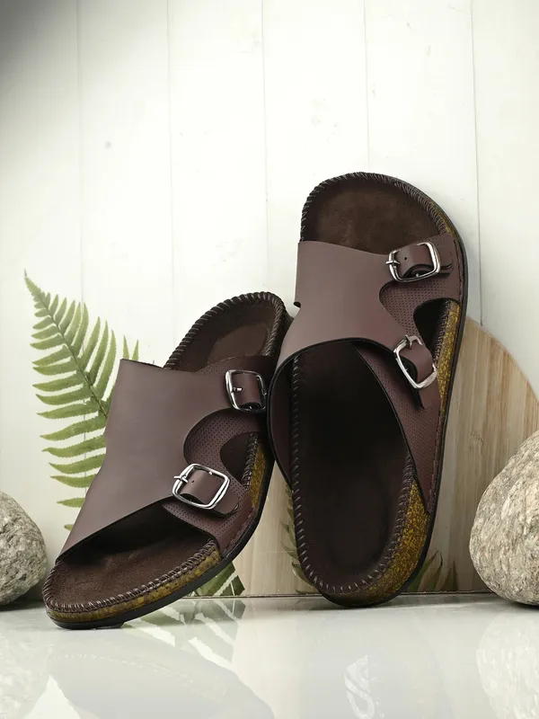 Brown_Synthetic_Leather_Slipper_For_Men