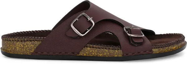Brown_Synthetic_Leather_Slipper_For_Men
